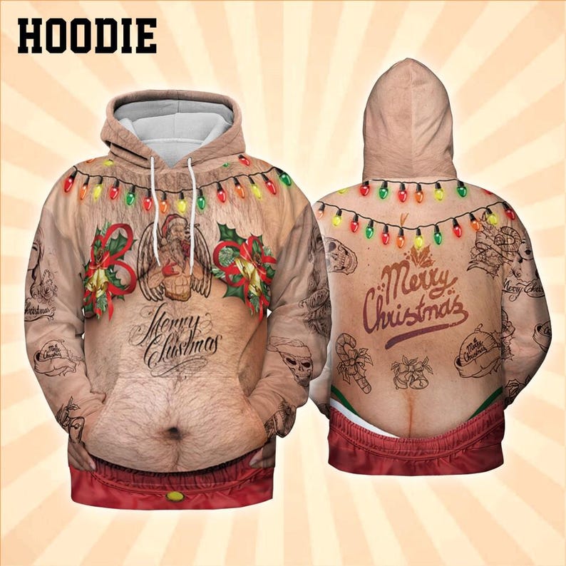 Hairy Christmas All Over Print Shirt