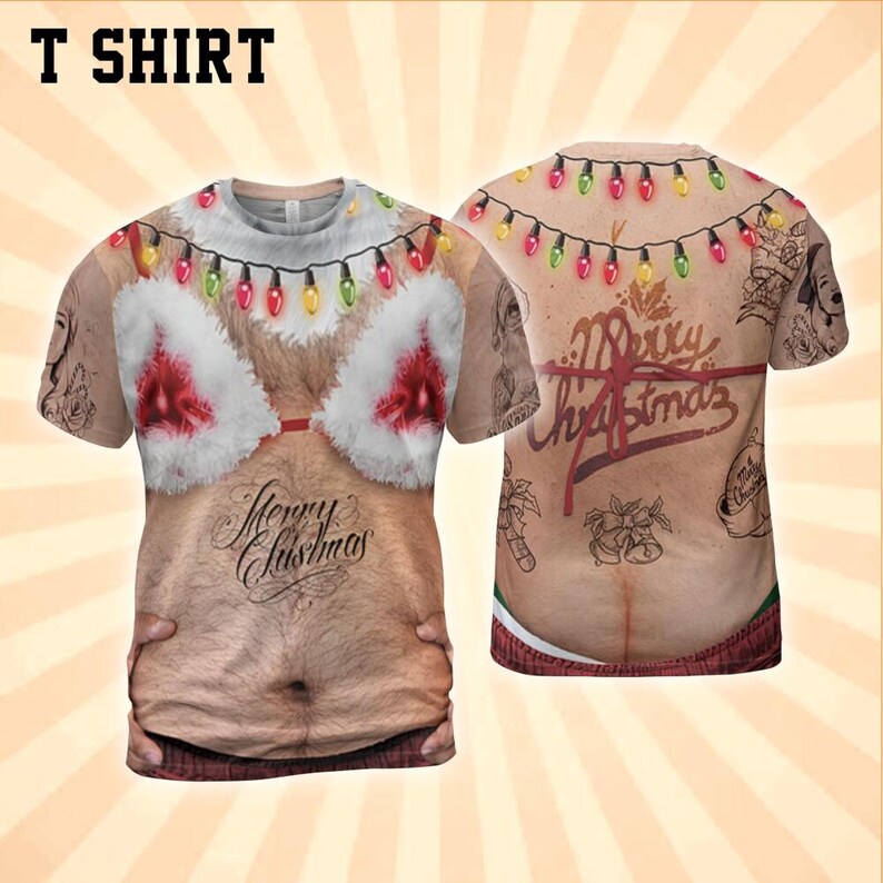 Furry Bikini Christmas All Over Print Shirt