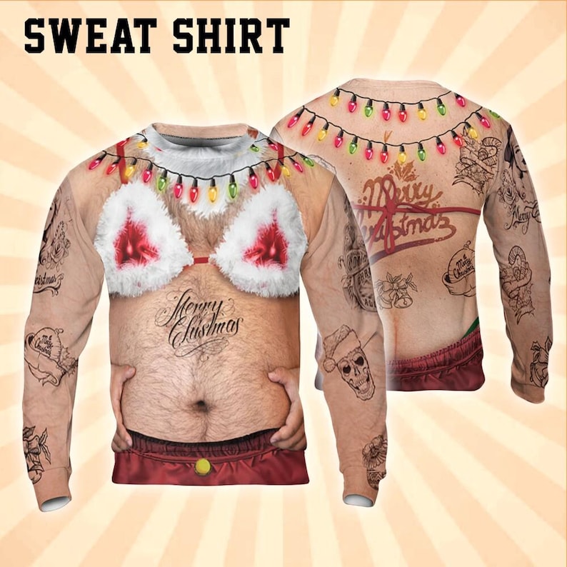 Furry Bikini Christmas All Over Print Shirt