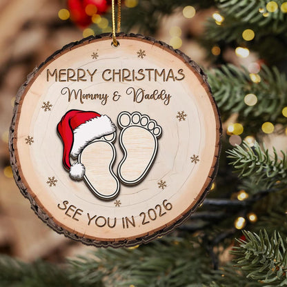 Tiny Blessing – Personalized Baby Announcement Ornament