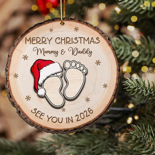 Tiny Blessing – Personalized Baby Announcement Ornament