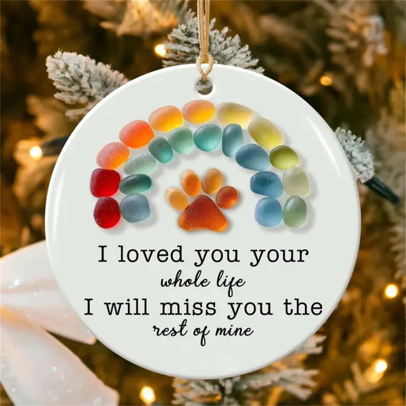 Pet Memorial Christmas Ornament