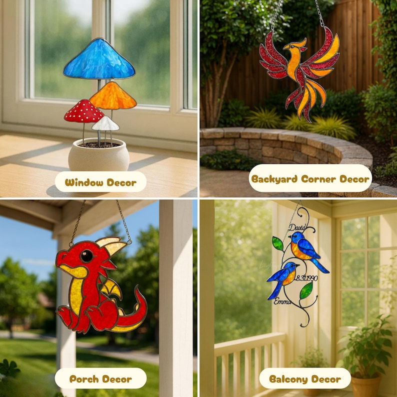 Shamrock St. Patrick’s Day  Faux Stained Glass Acrylic Suncatcher