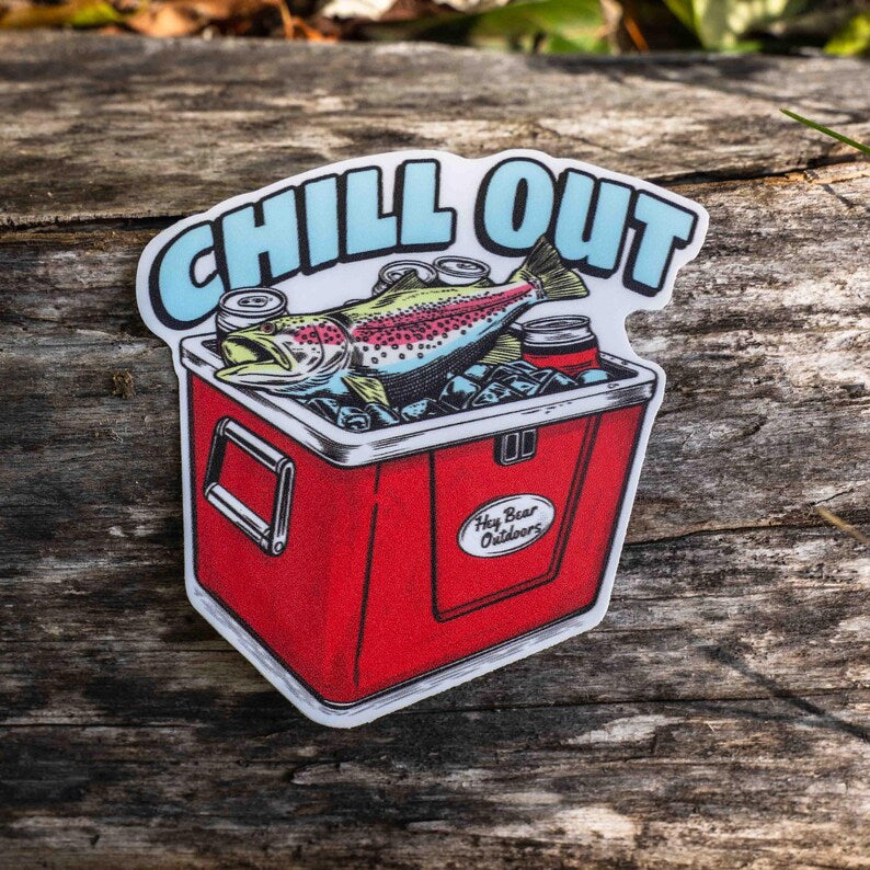 Chill Out Sticker