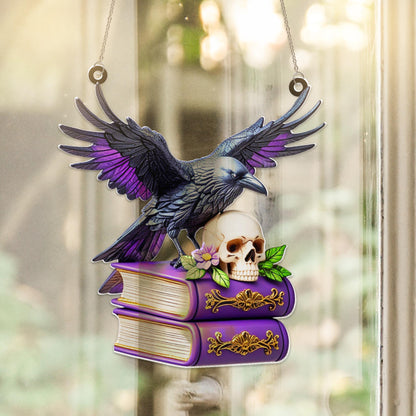 Raven Acrylic Window Hanging