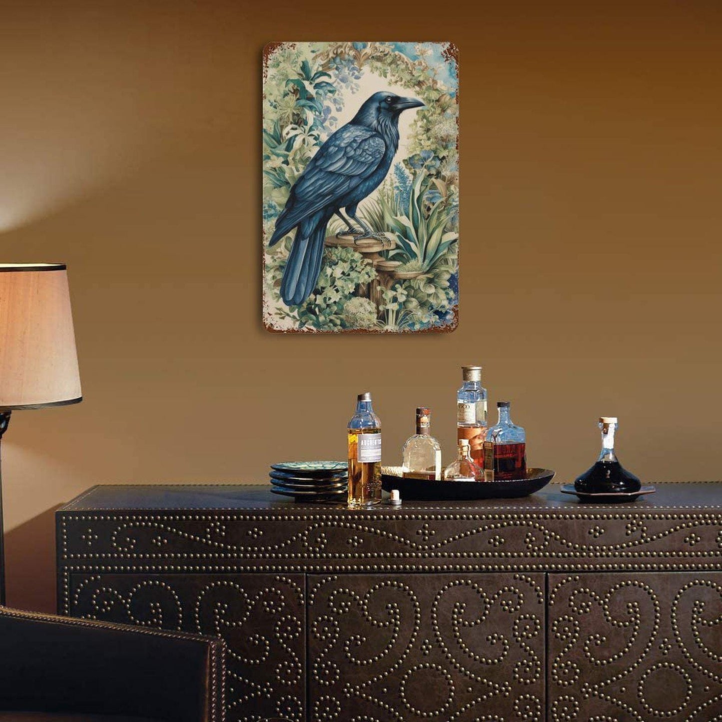 Raven Metal Sign  - Personalized Metal Sign
