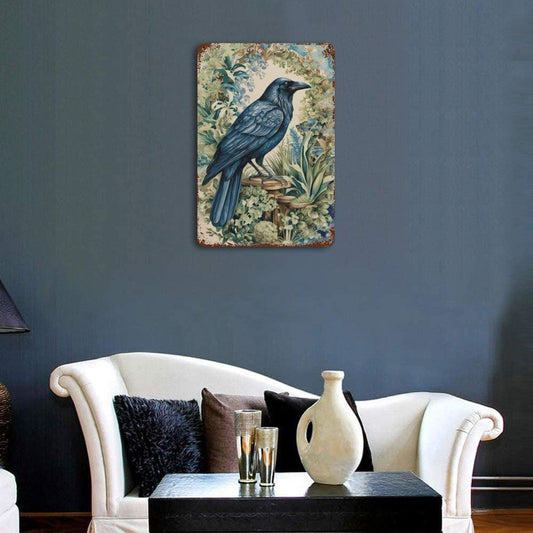 Raven Metal Sign  - Personalized Metal Sign