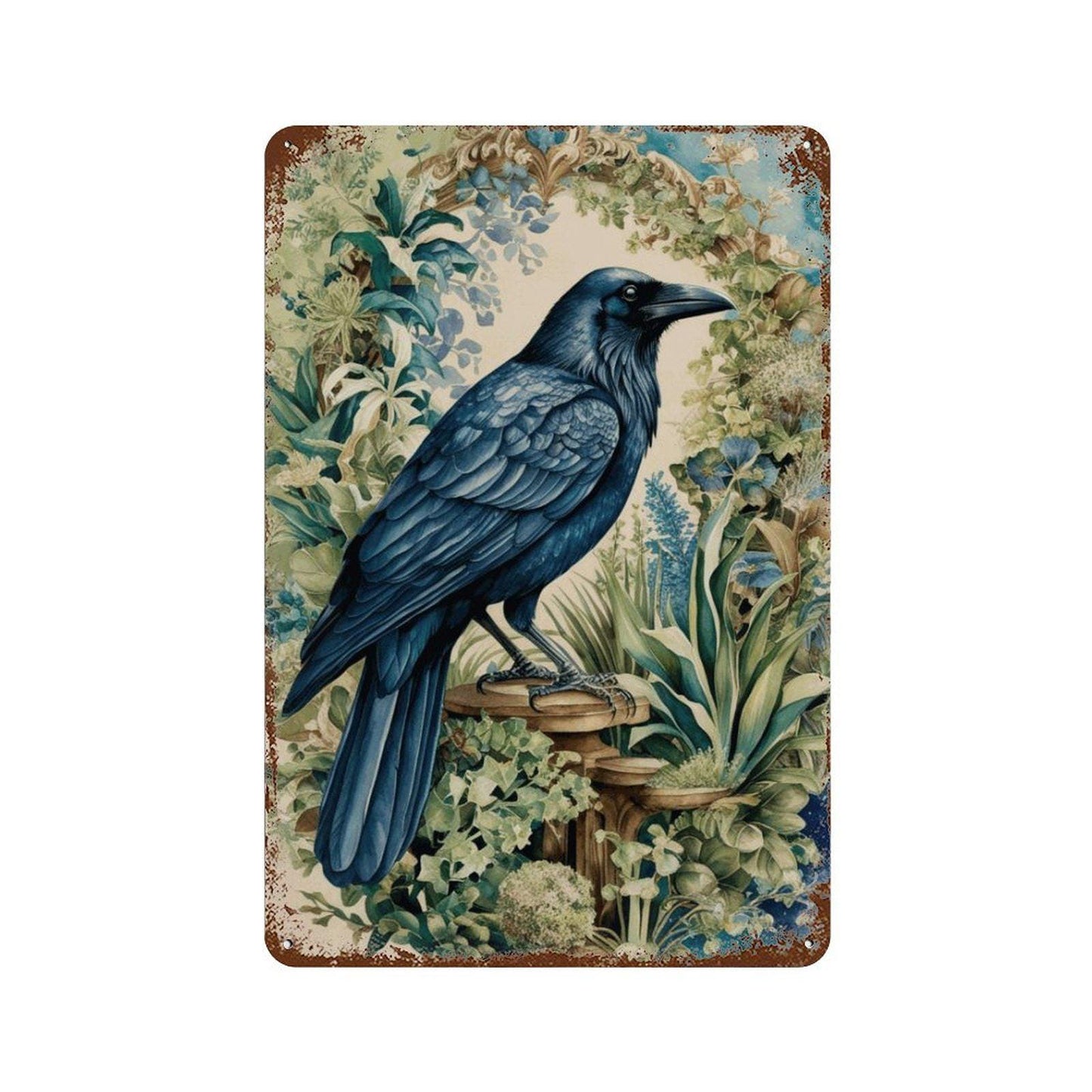 Raven Metal Sign  - Personalized Metal Sign