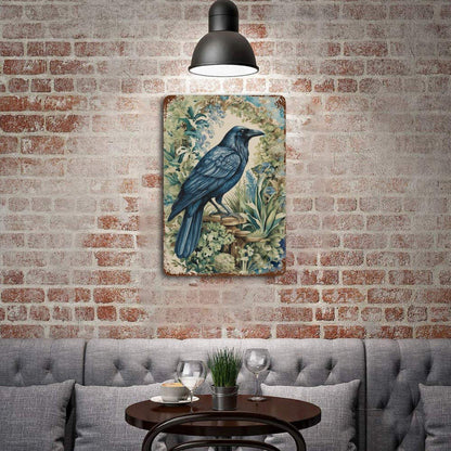Raven Metal Sign  - Personalized Metal Sign