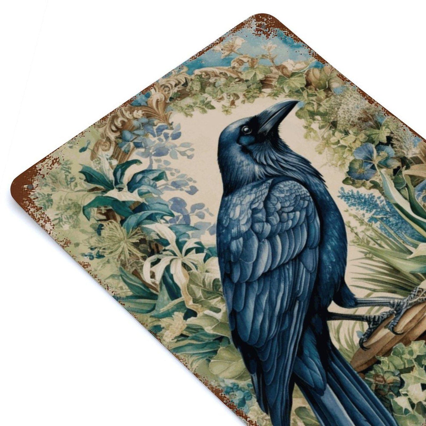 Raven Metal Sign  - Personalized Metal Sign