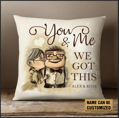 You & Me We Got This - Personalized Couple Pillow