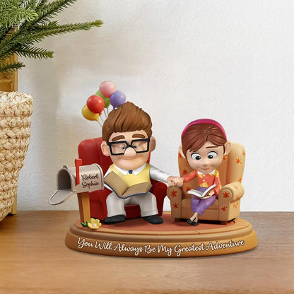 Old Couple Acylic Plaque - Personalized Couple Acrylic Plaque