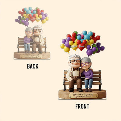 Old Couple – Personalized Couple Acrylic Plaque