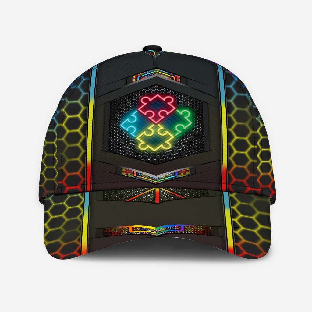 Neon Autism Awareness Classic Cap