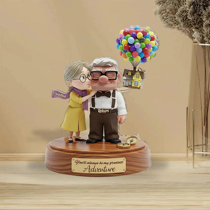 Old Couple Acylic Plaque - Personalized Couple Acrylic Plaque