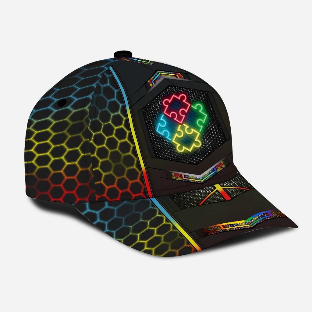Neon Autism Awareness Classic Cap