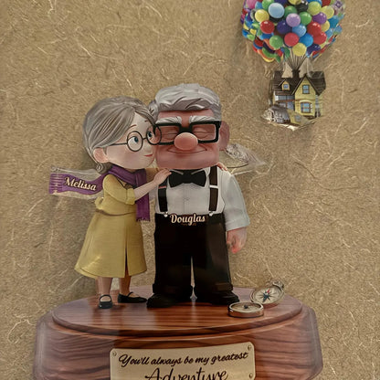 Old Couple Acylic Plaque - Personalized Couple Acrylic Plaque