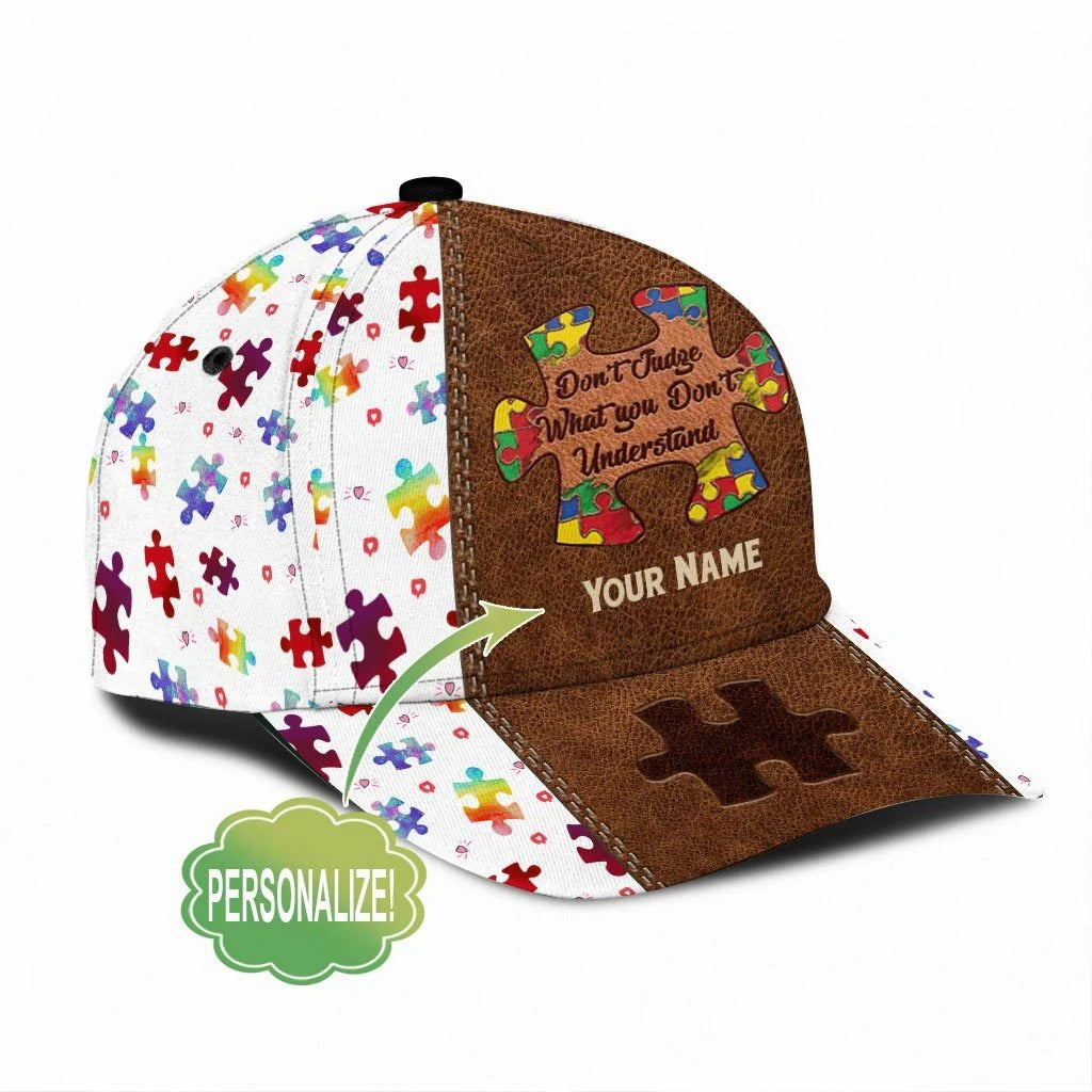 Personalized Autism Awareness Classic Cap