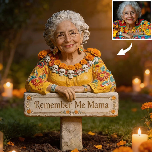 Remember Me Custom From Any Photo - Personalized Memorial Acrylic Garden Sign