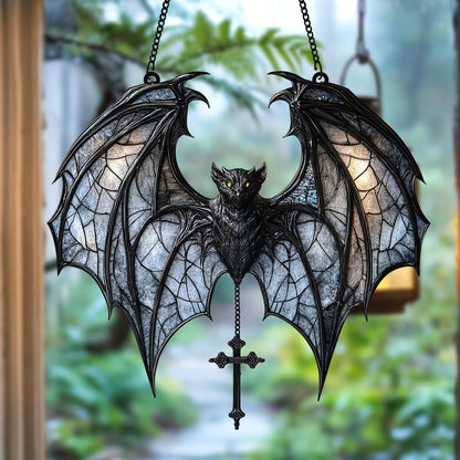 Gothic Bat Acrylic Window Suncatcher