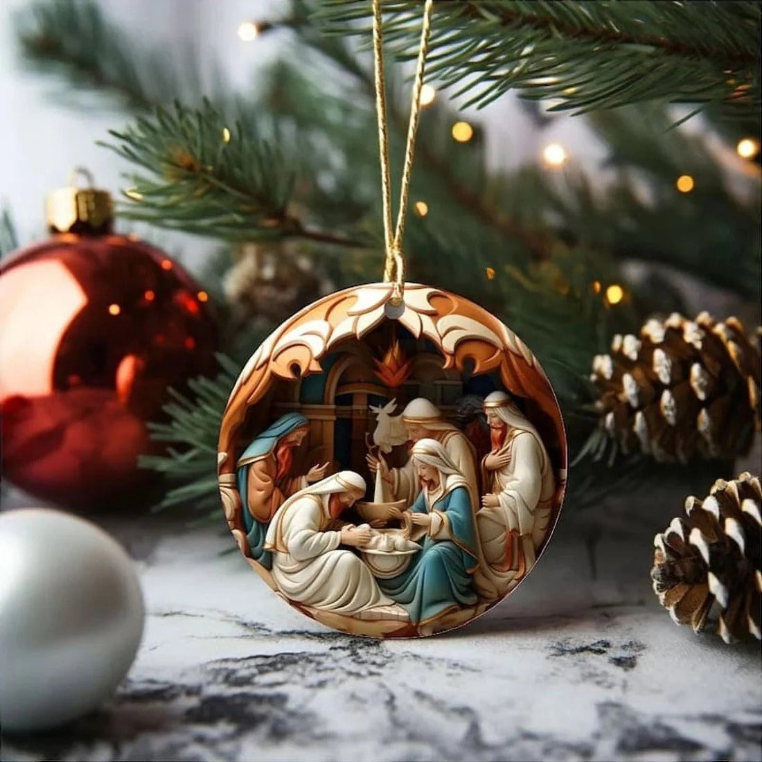 Birth Of Christ Ornament