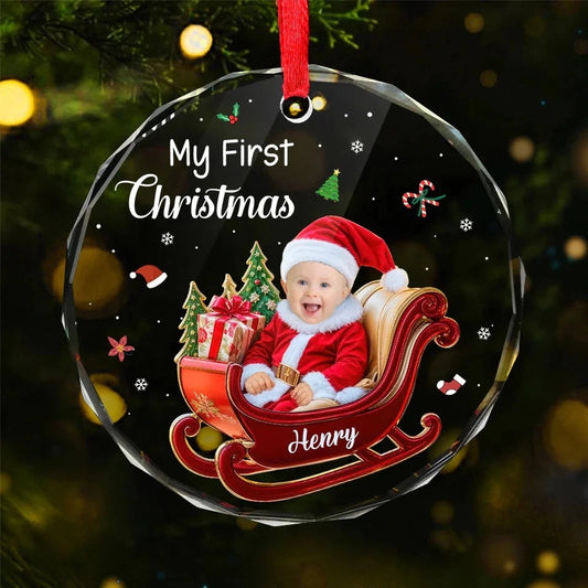 Custom Photo My Adorable Little Santa Who Brings Joy To My Heart
