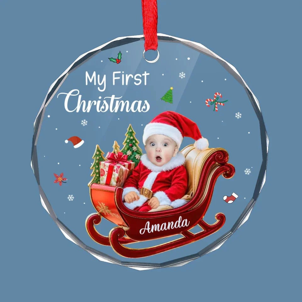 Custom Photo My Adorable Little Santa Who Brings Joy To My Heart