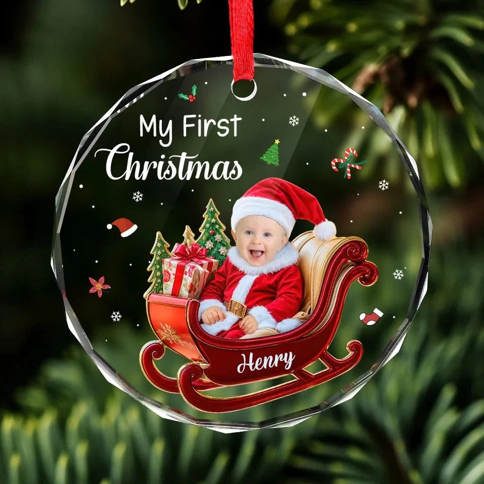 Custom Photo My Adorable Little Santa Who Brings Joy To My Heart