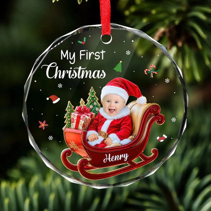 Custom Photo My Adorable Little Santa Who Brings Joy To My Heart
