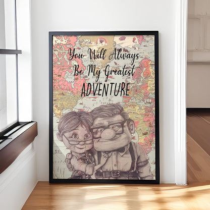 You Will Always Be My Greatest Adventure - Personalized Couple Canvas And Poster