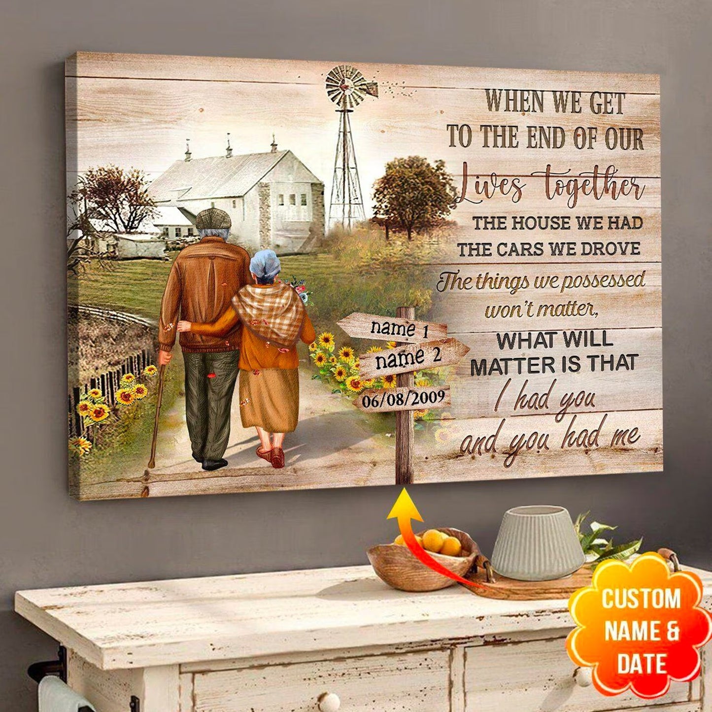 I Had You and You Had Me - Personalized Couple Canvas And Poster