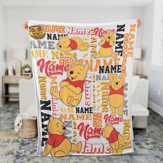 Personalized Bear Blanket