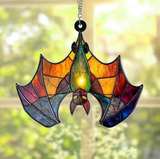 Bat Colorful, Bat Acrylic Window