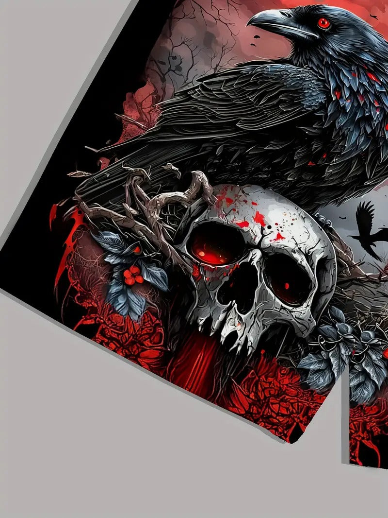 Skull Graphic - Beach Short Quick Dry