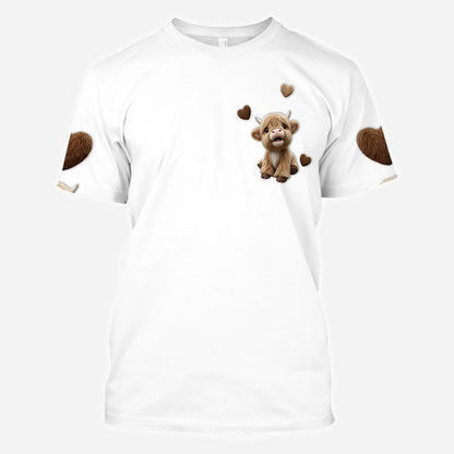 Highland Cow - Personalized All Over Print Shirt