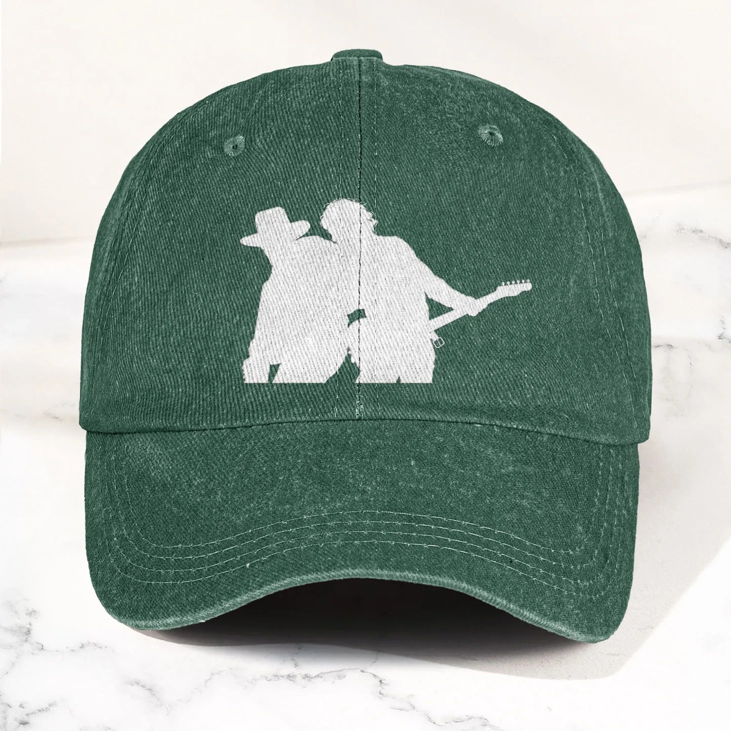 Classic Music Denim Cap – Retro Rock Music Fan Cap