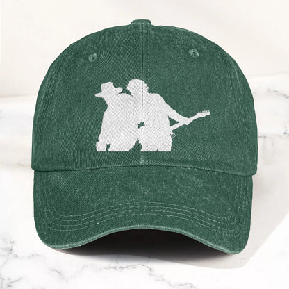 Classic Music Denim Cap – Retro Rock Music Fan Cap