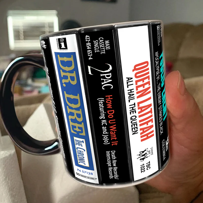 Hip Hop Tapes Cassette Collection Retro Accent Mug