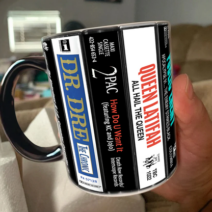 Hip Hop Tapes Cassette Collection Retro Accent Mug