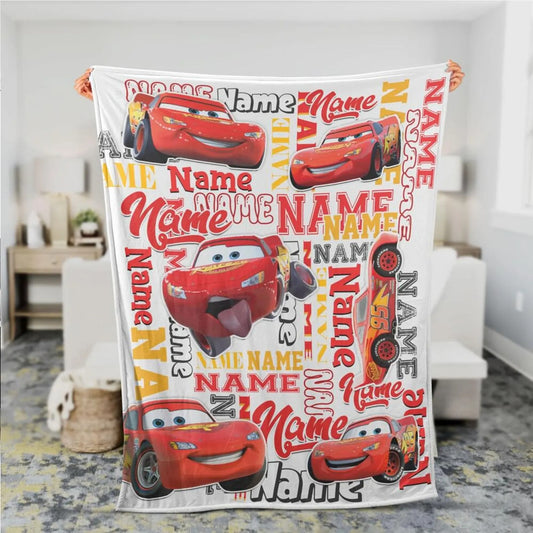Personalized Cars Blanket