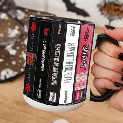 Slipknot Albums Cassette Collection Retro Accent Mugs