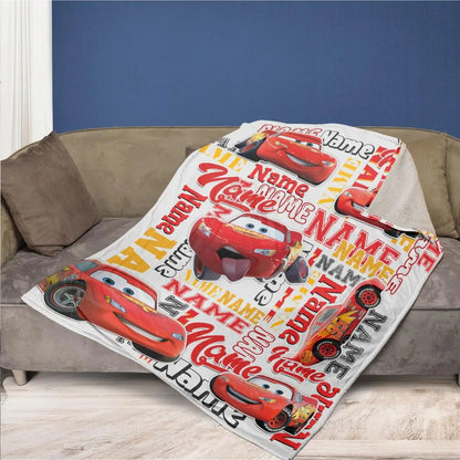 Personalized Cars Blanket
