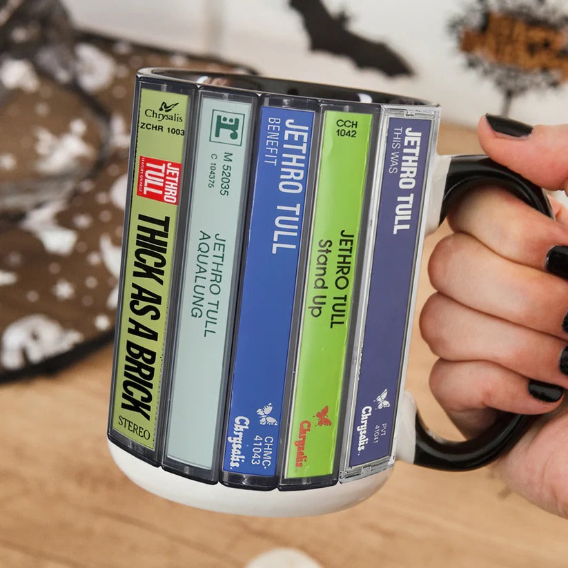 Jethro Tull Albums Cassette Retro Collection Accent Mug