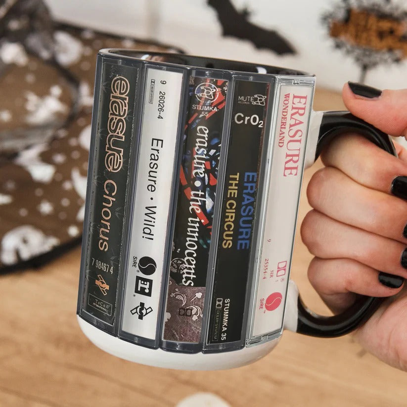 Erasure Albums Cassette Collection Retro Accent Mug
