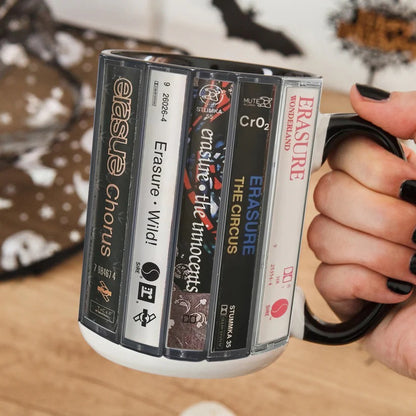 Erasure Albums Cassette Collection Retro Accent Mug