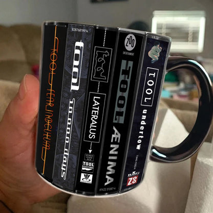 Tool Albums Cassette Collection Retro Accent Mug