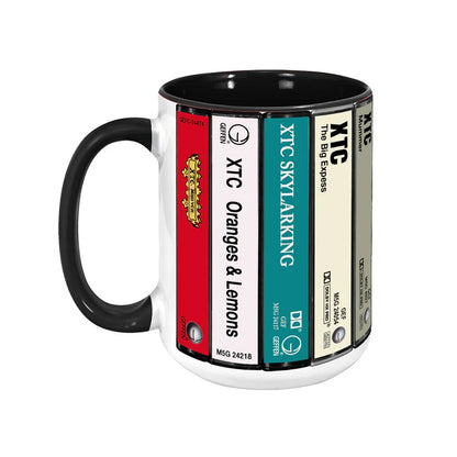XTC Albums Cassette Collection Retro Accent Mug