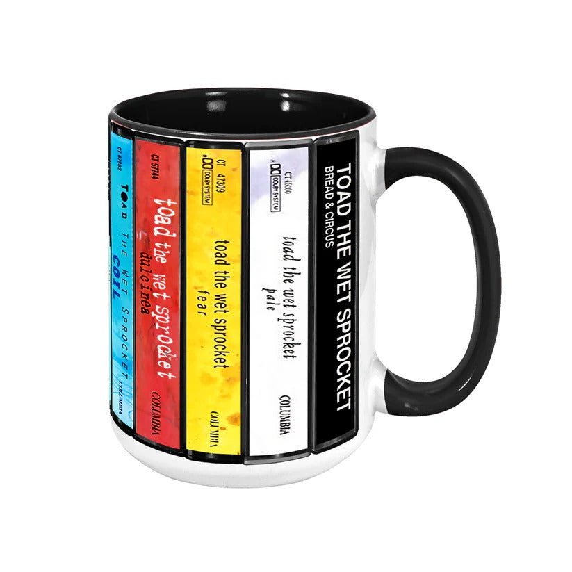 Toad the Wet Sprocket Albums Cassette Collection Retro Accent Mug