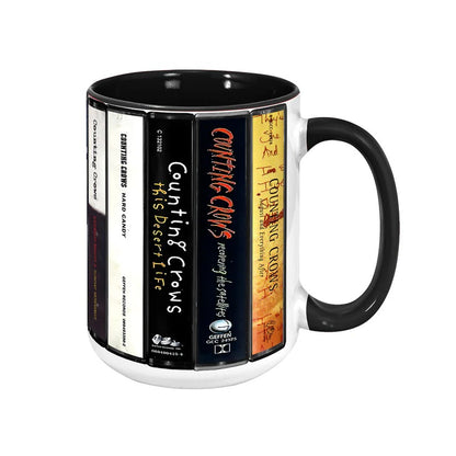 Counting Crows Albums Cassette Collection Retro Accent Mug