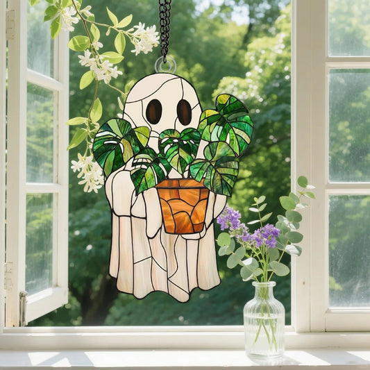 Ghost Plant Acrylic Window, Acrylic Window Hanging